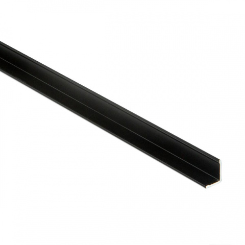 Profil końcowy "L" mały 2400x15x12mm - CZARNY Profil końcowy "L" mały 2400x15x12mm - CZARNY