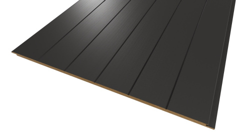 Panel ścienny Huntonit Faspanel 6 Bord 2390mm Matt Black Panel ścienny Huntonit Faspanel 6 Bord 2390mm Matt Black