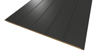 Panel ścienny Huntonit Skygge 2390mm Matt Black