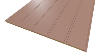 Panel ścienny Huntonit Skygge 2390mm Terracotta
